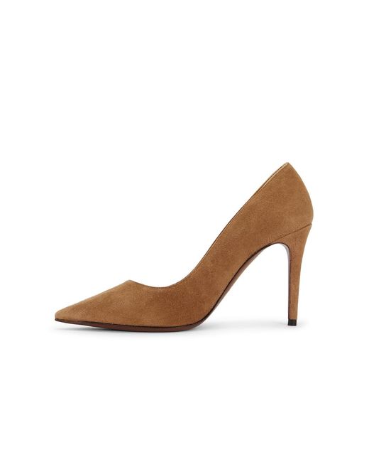 Ralph Lauren Brown Tenney Pump