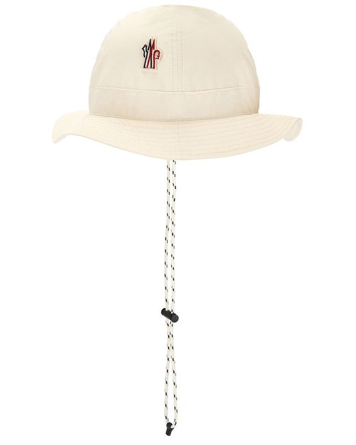 Moncler White Bucket Hat