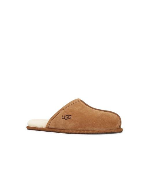 Ugg Brown Scuff Slippers for men