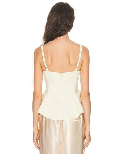 Khaite White Loa Top
