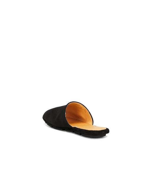 Tom Ford Black Satin Slipper