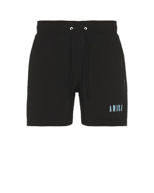 Amiri Core Logo Swim Trunks in Black for Men | Lyst