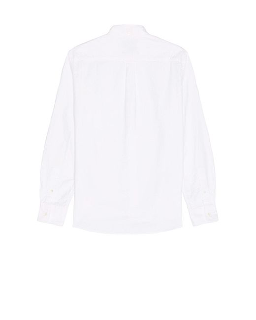 Beams Plus White B.d. Oxford Shirt for men