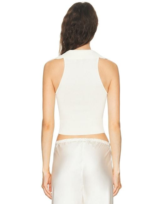 Solid & Striped White The Shelby Top