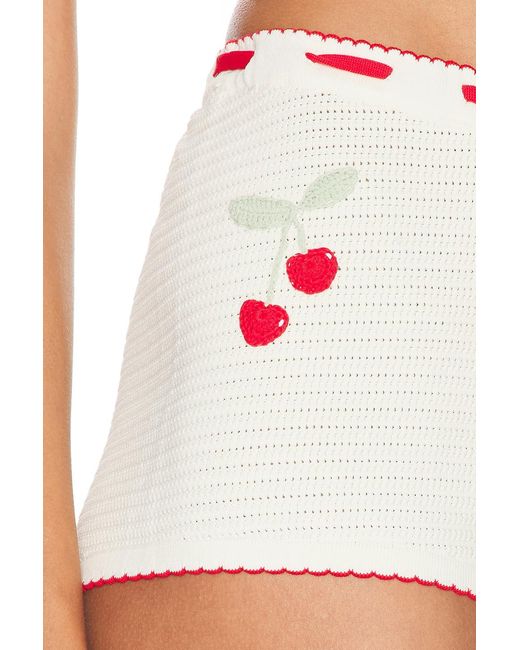 LoveShackFancy White Nandie Short