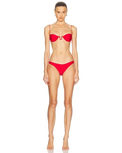 Ziah Orange Classic Bikini Bottom