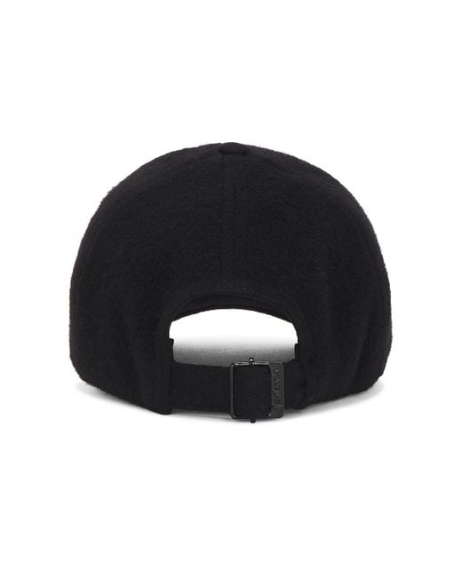 Saint Laurent Black Embroidered Hat for men
