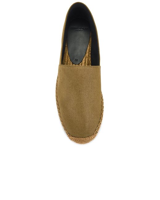 Saint Laurent Green Espadrille