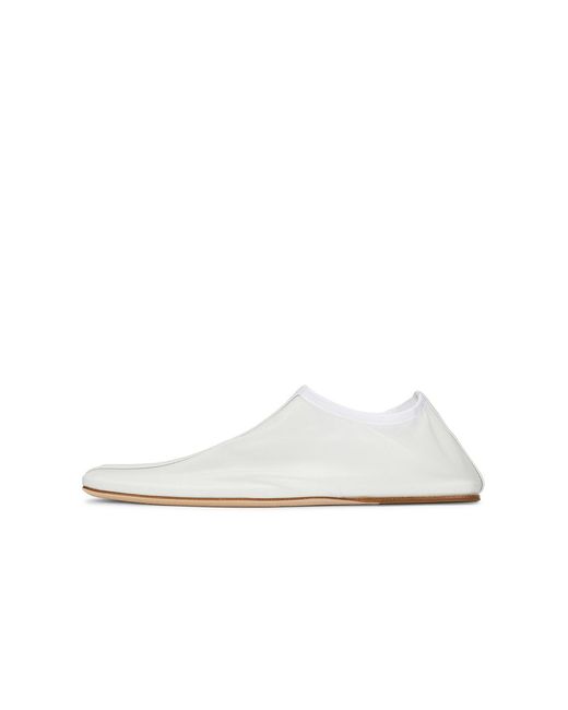 Christopher Esber White Mesh Flat
