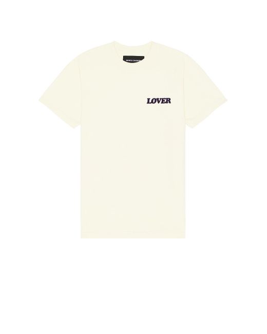 Bianca Chandon White Lover Side Logo Shirt for men