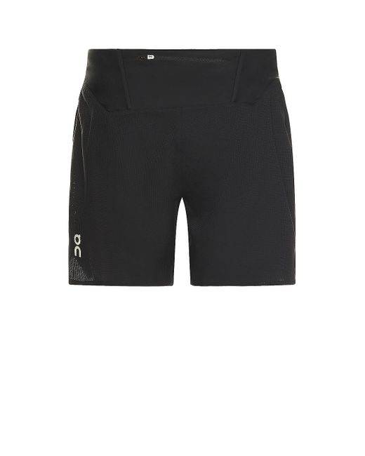 On Shoes Black 5 Lightweight Shorts for men