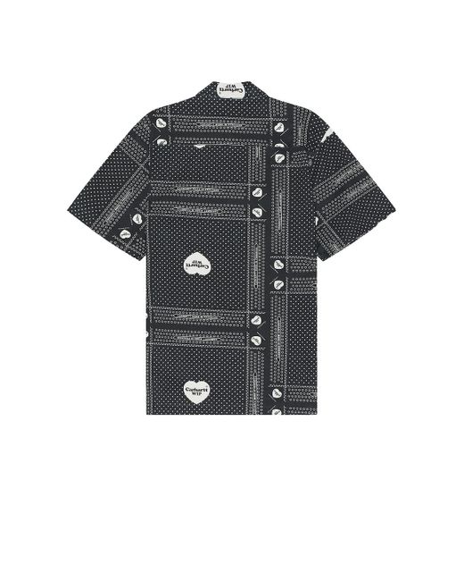 Carhartt Black Short Sleeve Heart Bandana Shirt for men