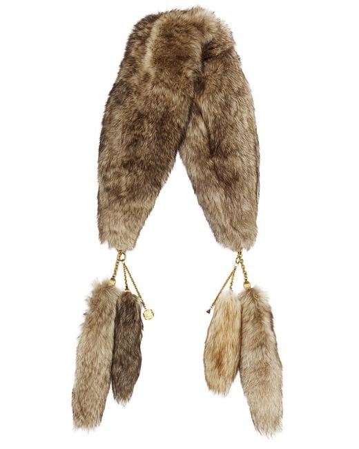 Chloé Natural Shearling Fur Collar