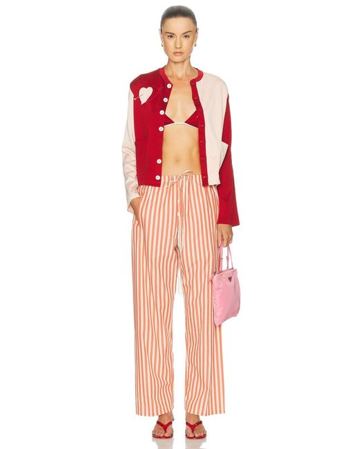 Bode Pink Rancho Pajama Pants