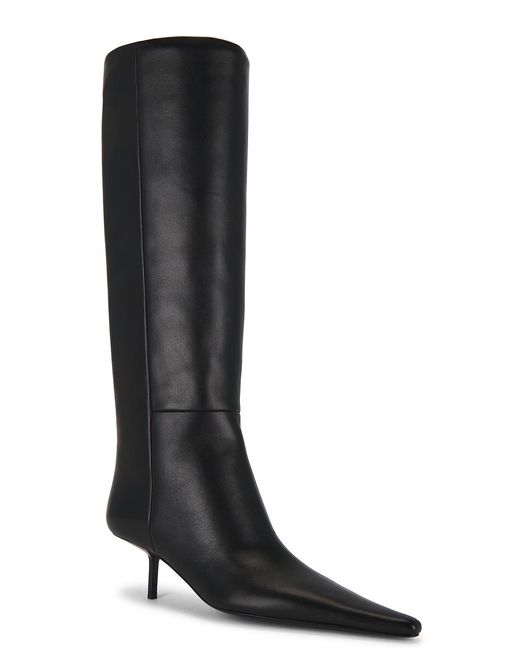 Saint Laurent Black Victoire Boot