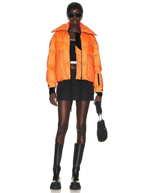 Moncler Orange Cluses Jacket