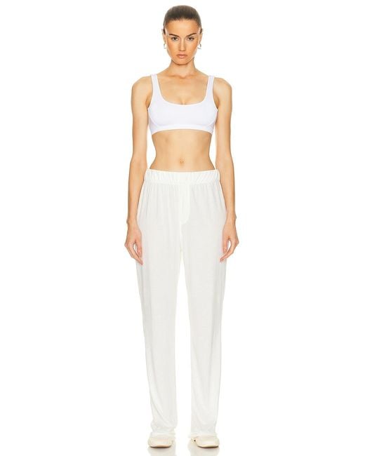 ÉTERNE White Lounge Pant