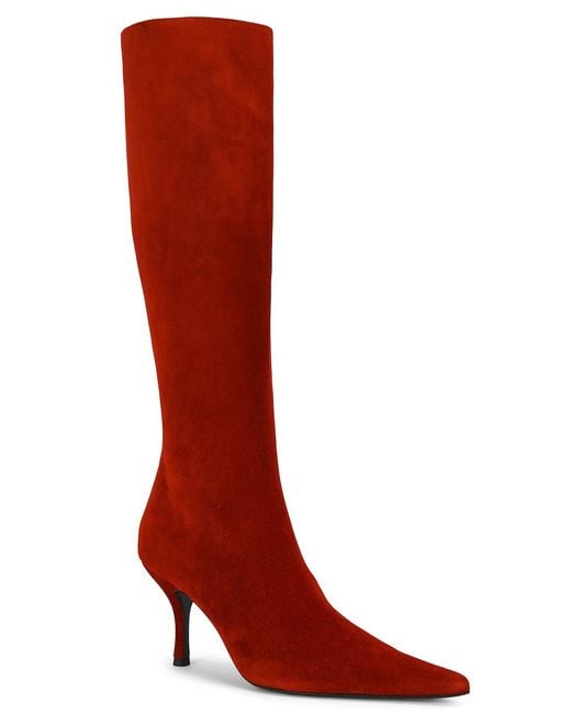 Magda Butrym Red Knee High Boot