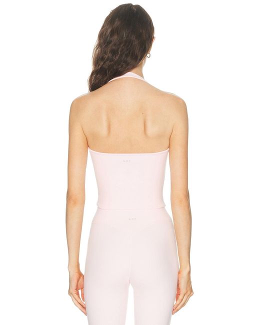 437 White The Halter Tank Top