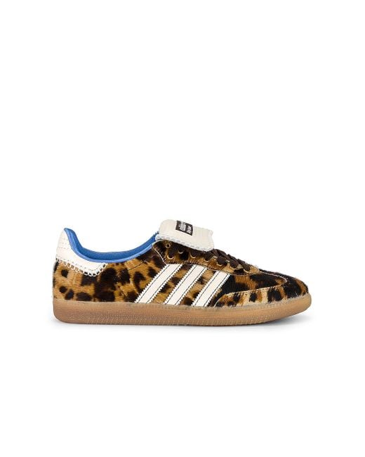 Adidas by Wales Bonner Brown Pony Leopard Samba Sneaker for men