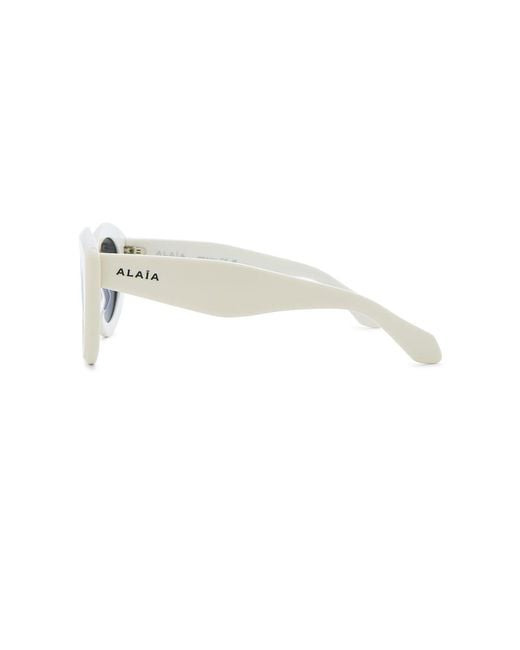 Alaïa Blue Alaïa Round Sunglasses