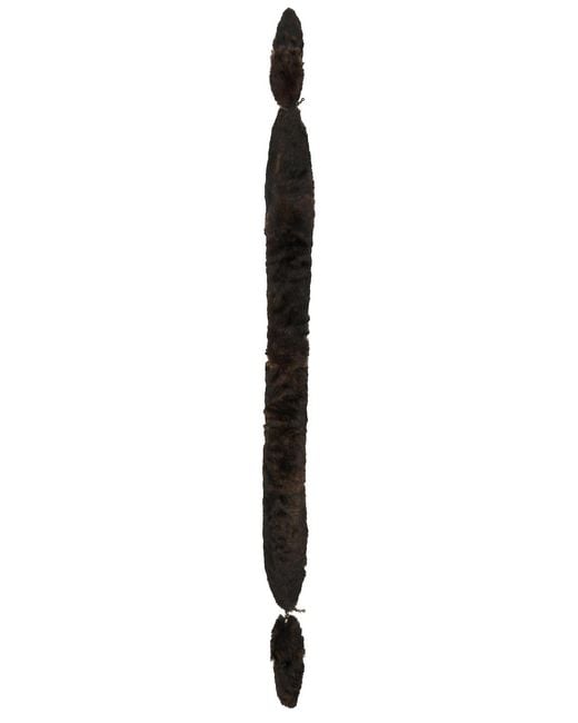 Chloé Black Chain Tail Scarf
