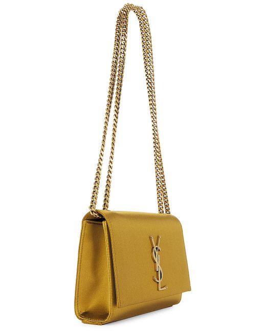 Saint Laurent Metallic Small Kate Chain Bag