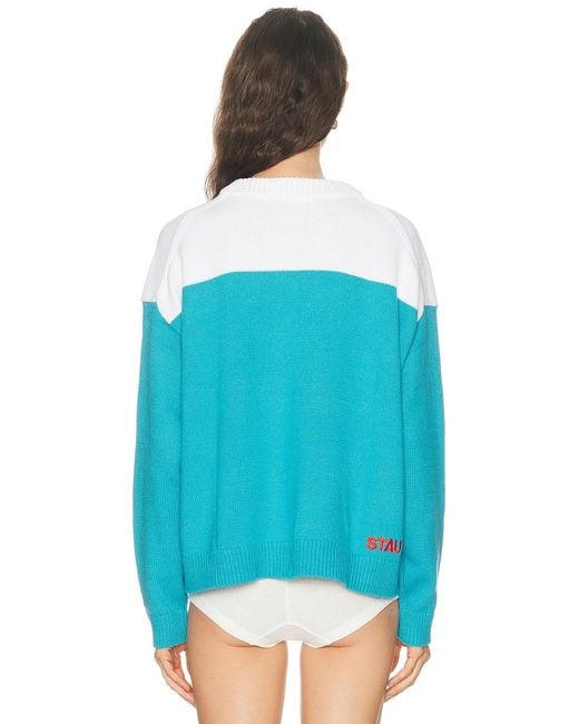 Staud Blue Reya Sweater