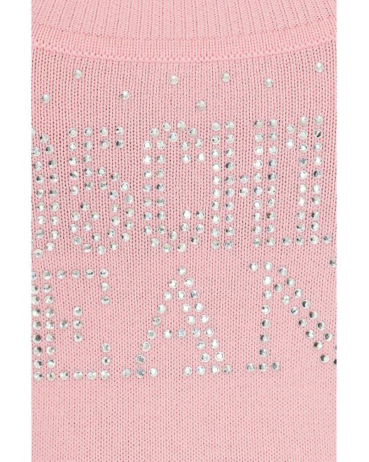 Moschino Jeans Pink Mini T-shirt Dress