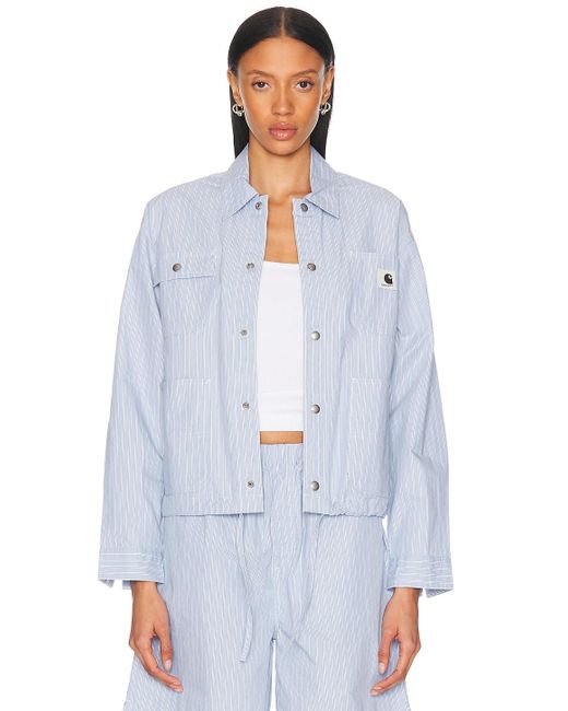Carhartt Blue Nota Shirt Jacket