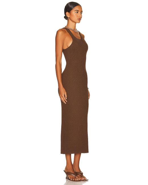 Synthetic Curved Compact Knit Dress 