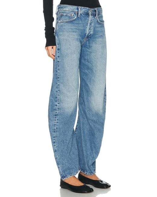 Agolde Blue Spiral Jean