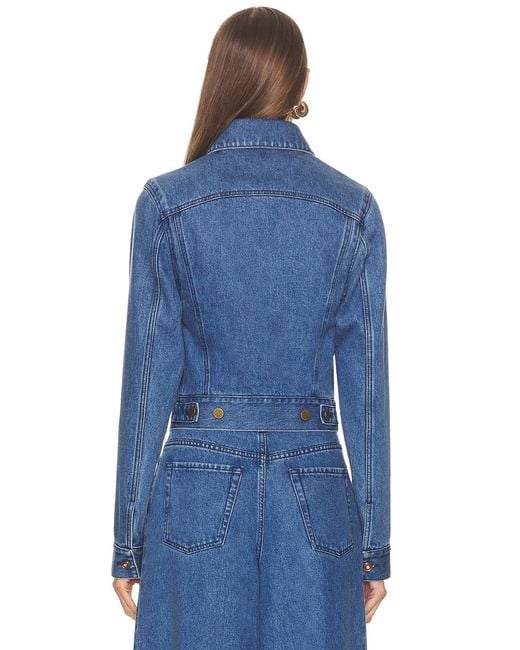 Gabriela Hearst Blue Bronte Jacket