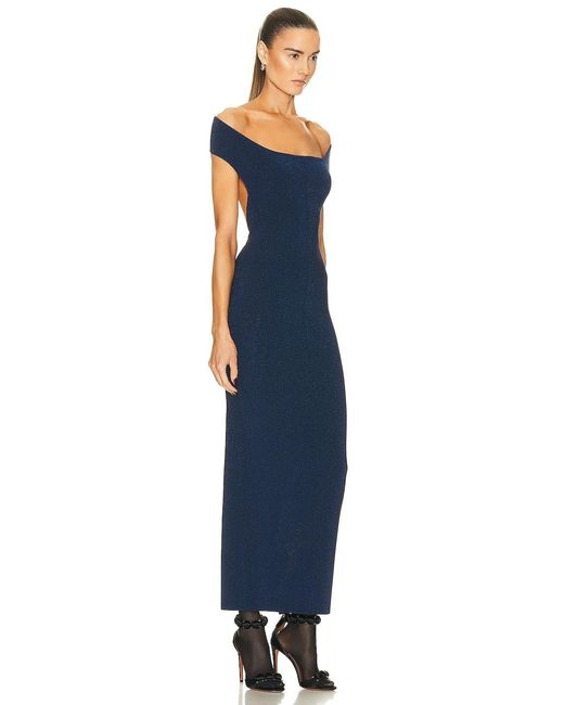 Alaïa Blue Alaïa Df Gown