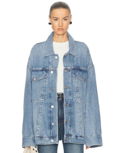 Agolde Blue Reworked Wayne Jacket