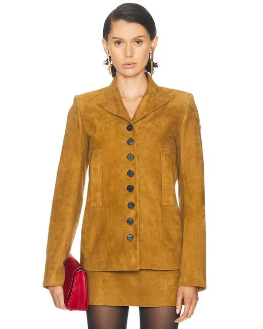 Khaite Yellow Saraphina Jacket