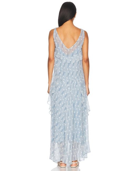 Bode Blue Meridian Gown