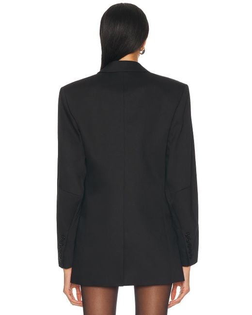Alexandre Vauthier Black Cotton Tailoring Blazer