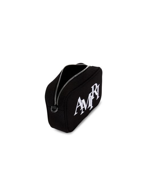 Amiri Black Staggered Camera Case for men