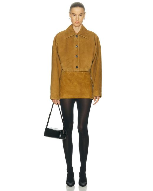 Khaite Yellow Sue Jacket