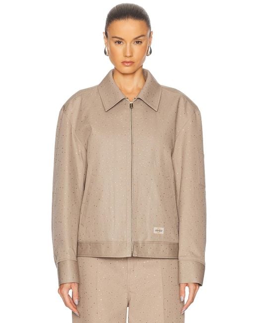 Alexander Wang Natural Boxy Workwear Jacket