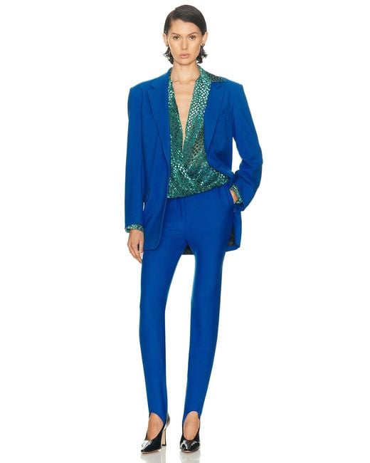 Dries Van Noten Blue Basti Jacket