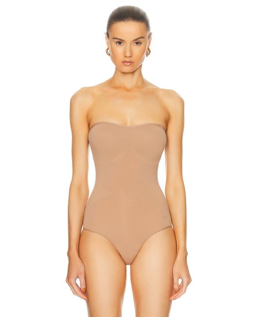 Wolford Natural Strapless Bodysuit