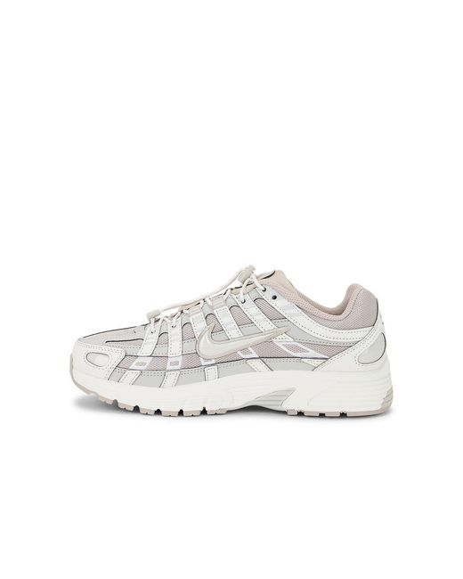 Nike White P-6000 Sneaker