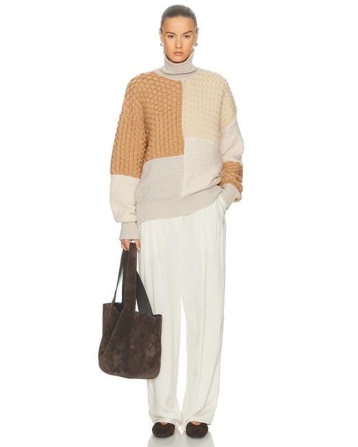 AMIYA White Mosaico Sweater
