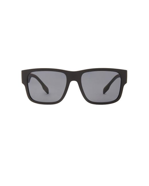 Burberry Gray Square Knight Sunglasses for men