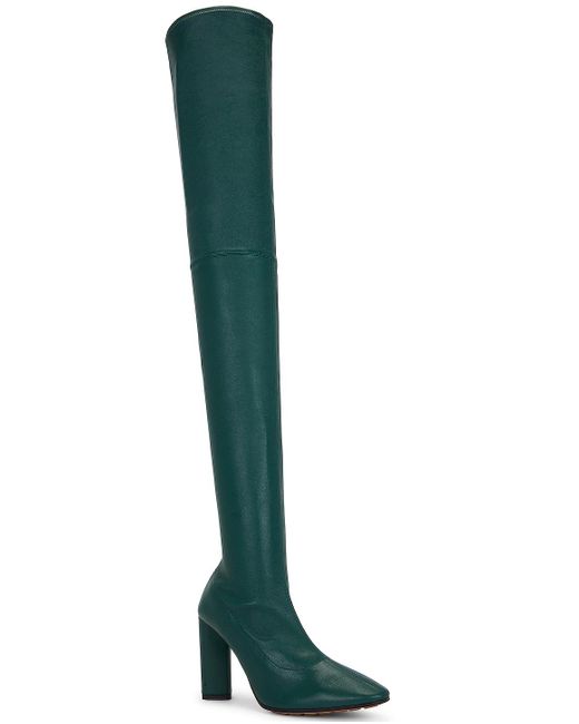 Bottega Veneta Green Tripod Thigh High Boot