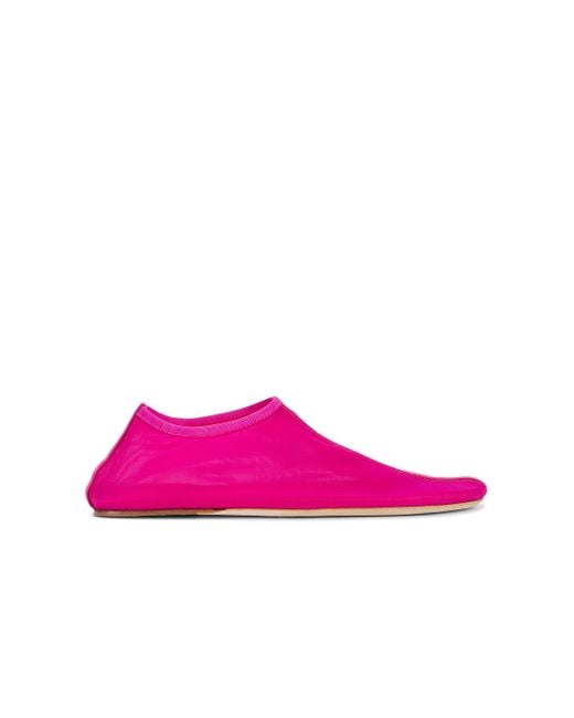 Christopher Esber Pink Mesh Flat