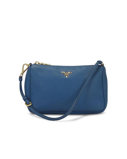 Prada Blue Pochette Accessoires Shoulder Bag
