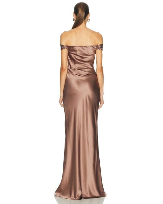 The Sei Multicolor Bardot Gown